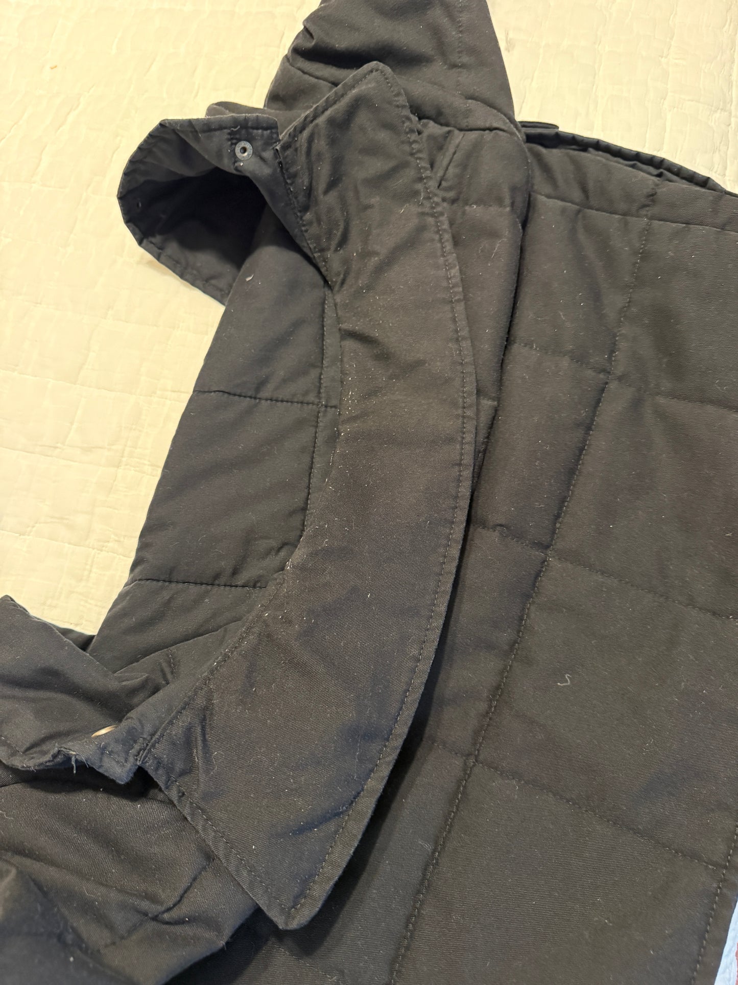 Bradley Mountain Quilted black jacket Men’s L Large