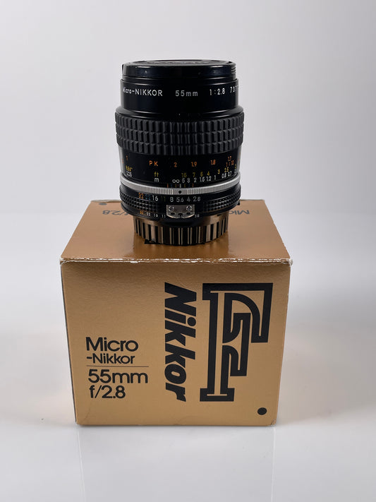 Nikon Nikkor AIS 55mm f2.8 Micro Lens Macro