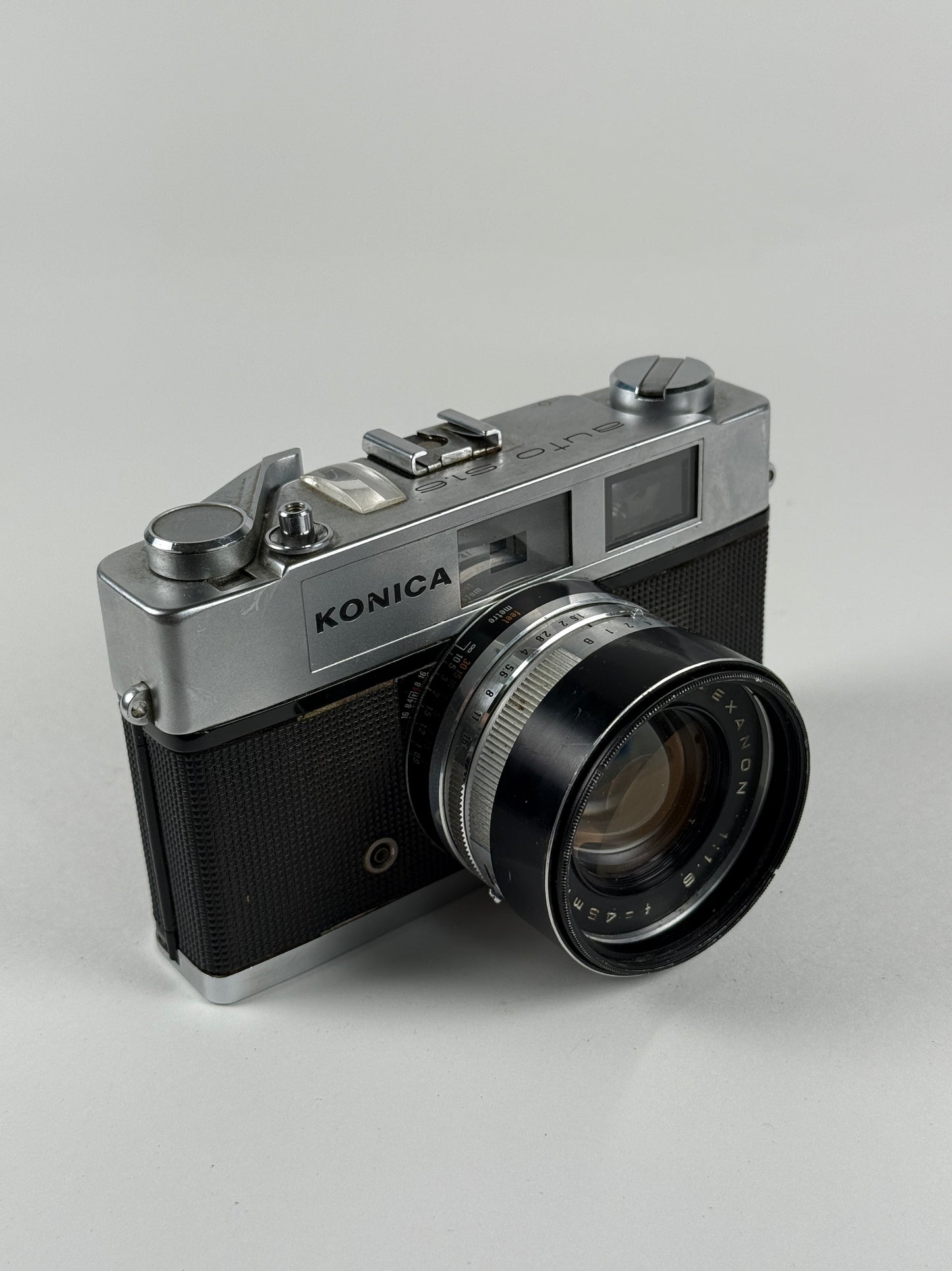 Konica Auto S1.6 Rangefinder Film Camera 35mm w/ 45mm f1.6 hexanon