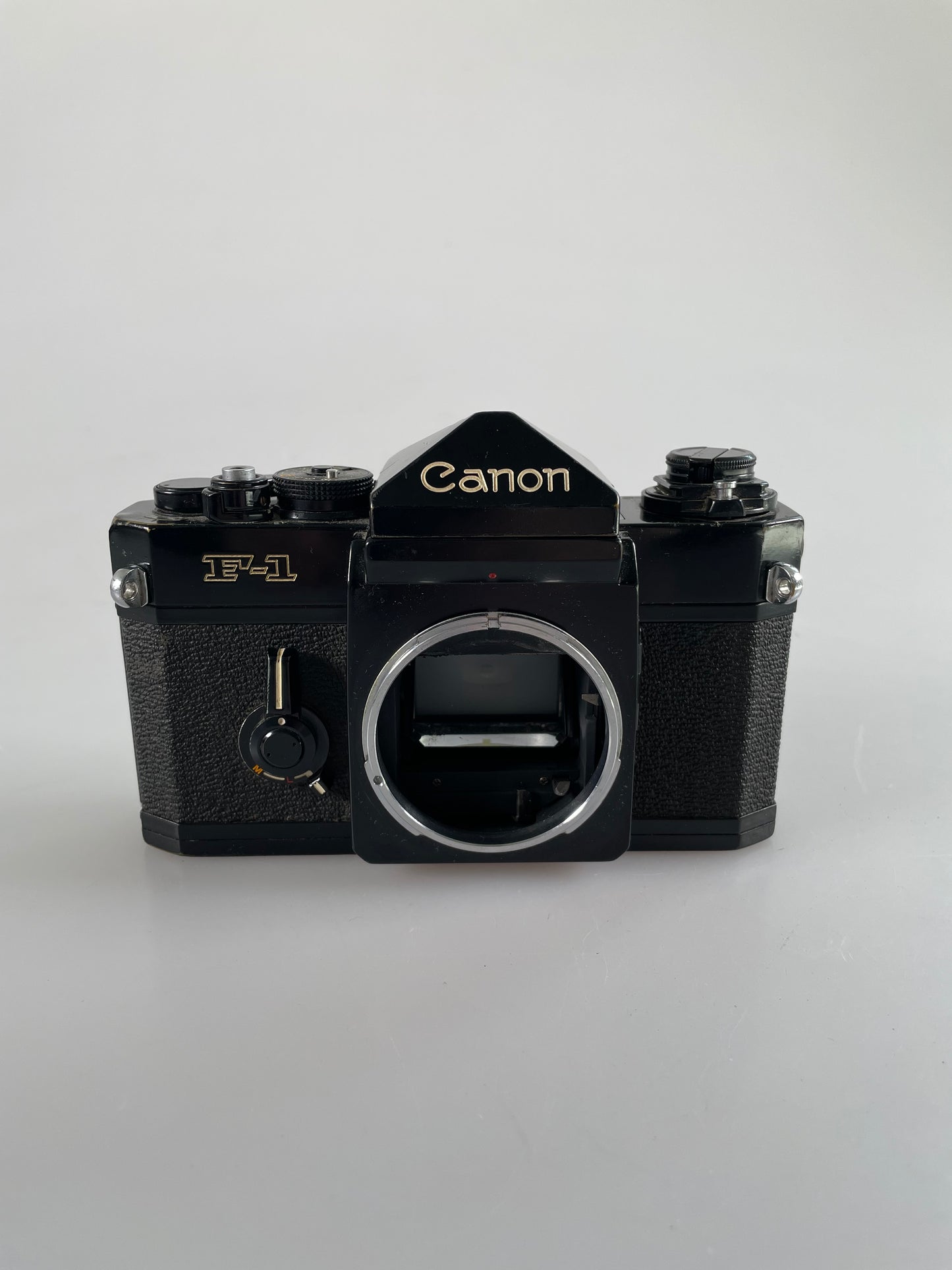 Canon F-1 Black 35mm SLR Film Camera body