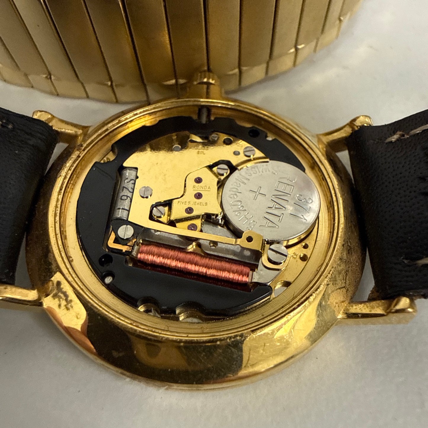 Vintage BULOVA Accutron A3 sapphire crystal watch gold tone