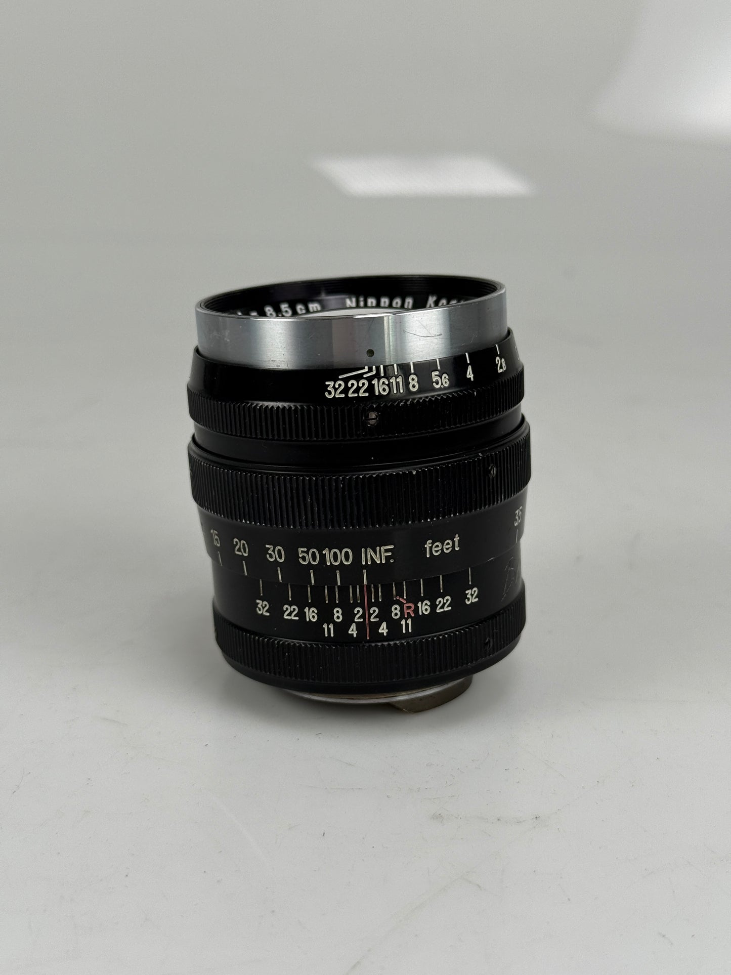 Nikon Nippon Kogaku 8.5cm 85mm f2 P.C Black LTM M39 lens