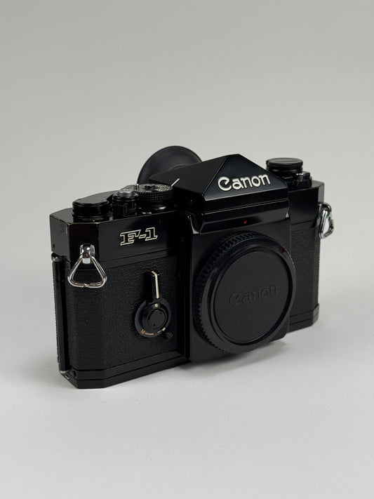 Canon F-1 Black 35mm SLR Film Camera Body