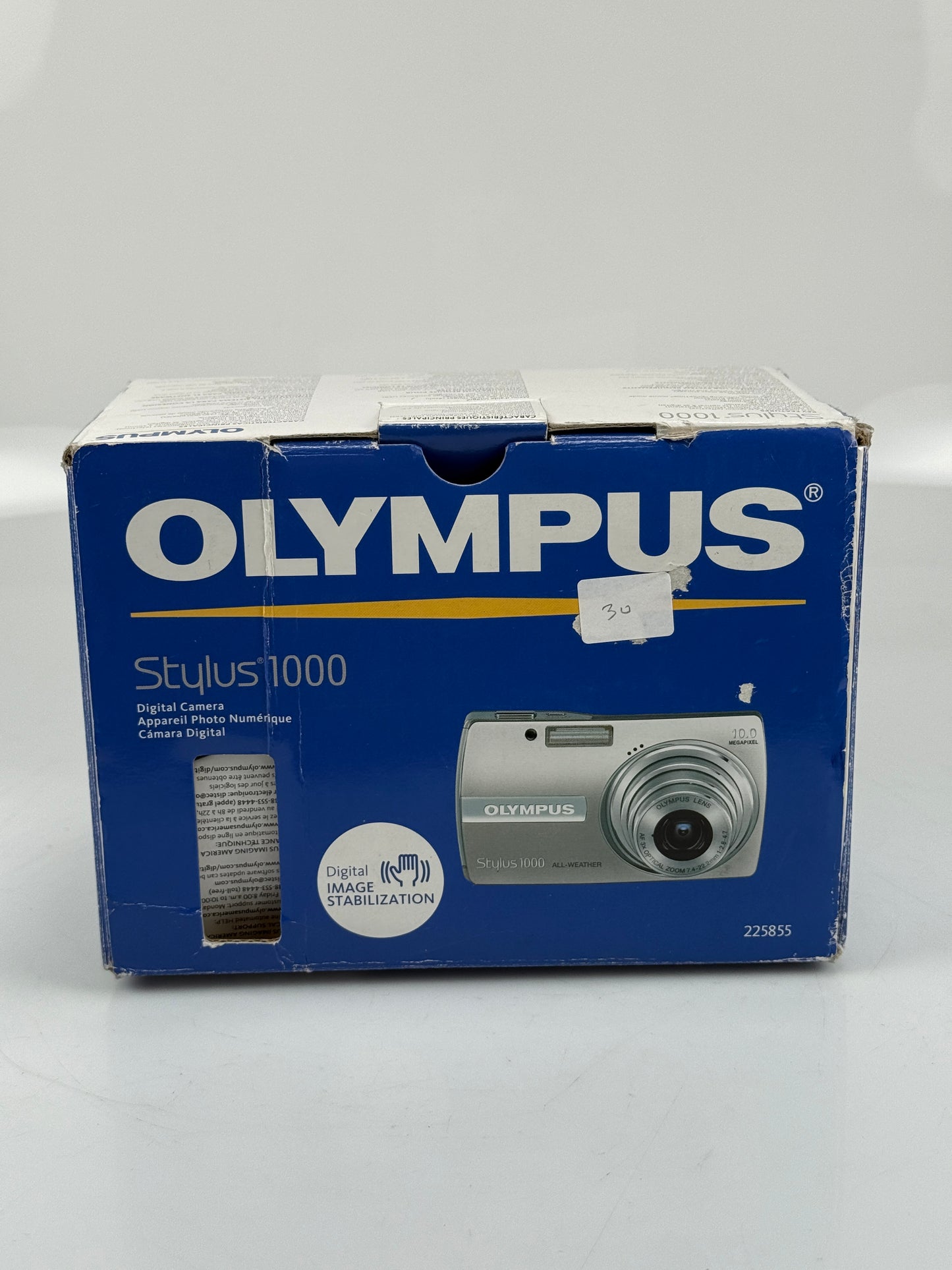 Olympus Stylus 1000 10.0MP Digital Camera Silver All Weather