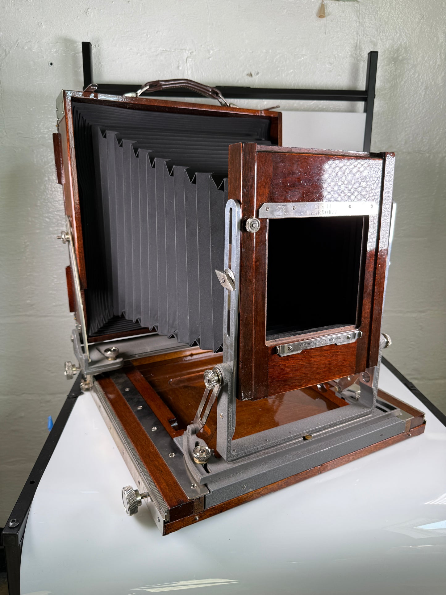 Rare Deardorff 11x14 large format wooden camera V11