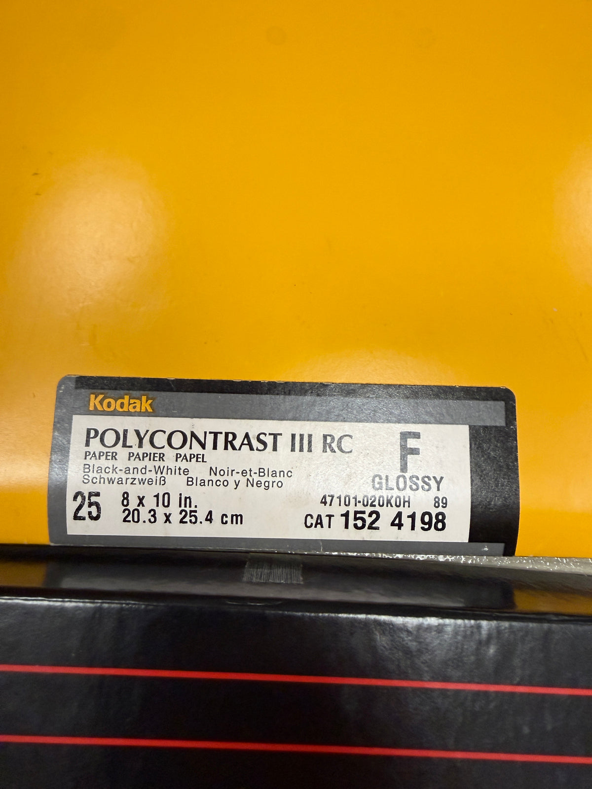 Kodak and ilford RC Photo Paper 8x10 lot Polycontrast, multigrade