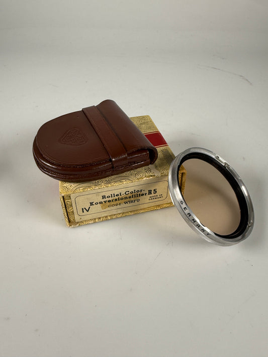 Rollei Bay IV Filter R5 -0.5 For Camera TLR Rolleiflex Wide RARE WIRFU