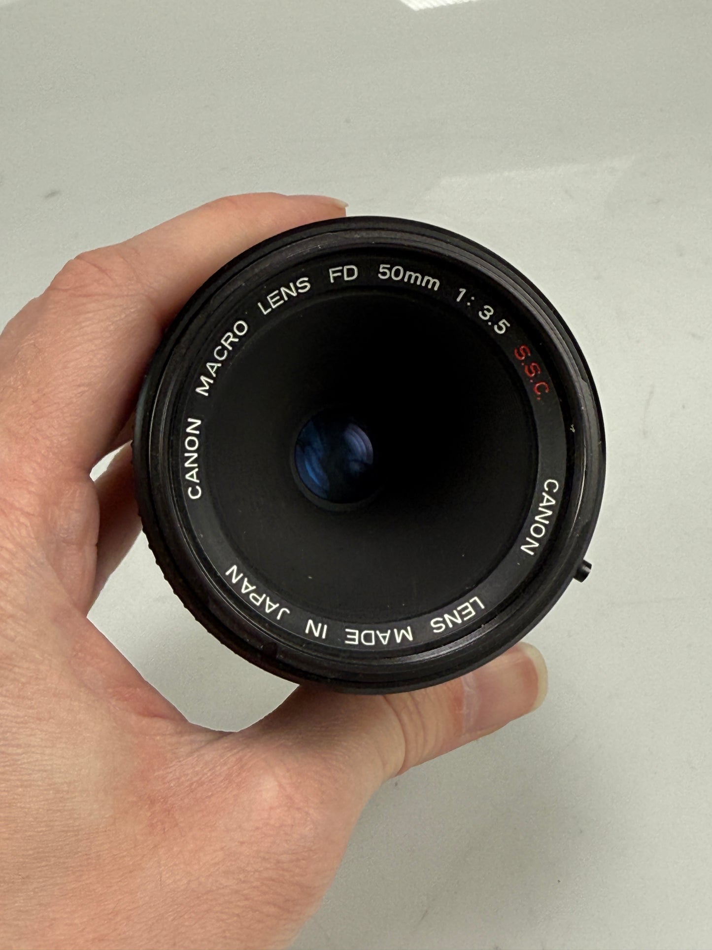 Canon FD Macro 50mm f3.5 S.S.C SSC MF Lens