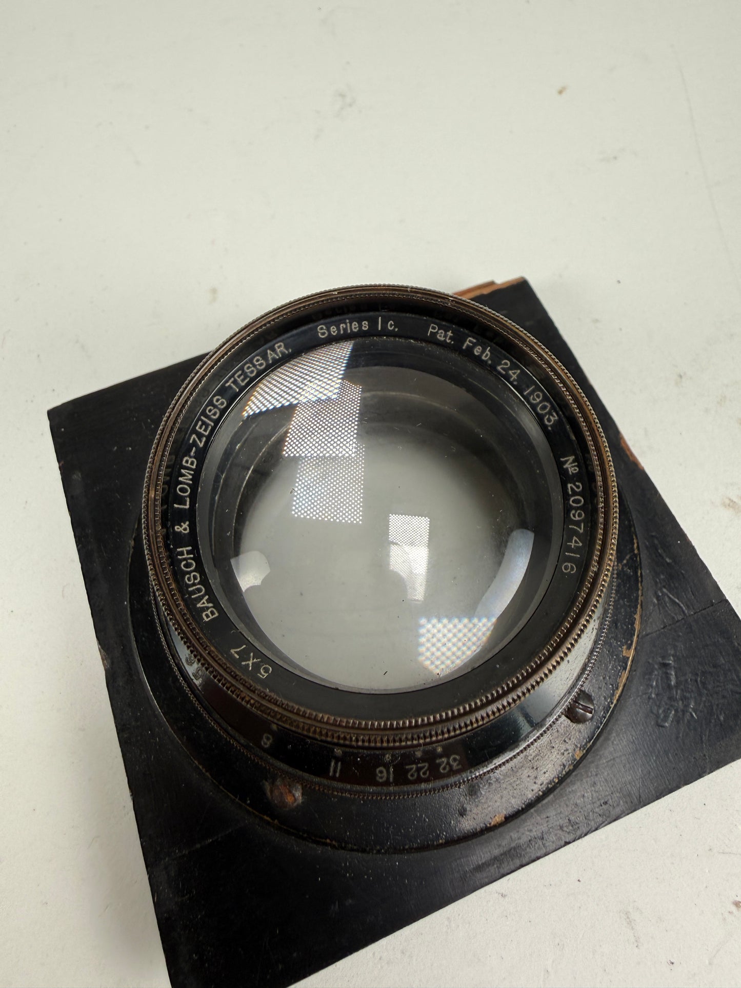 Bausch & Lomb 5x7 Zeiss Tessar Series Ic Lens f4.5