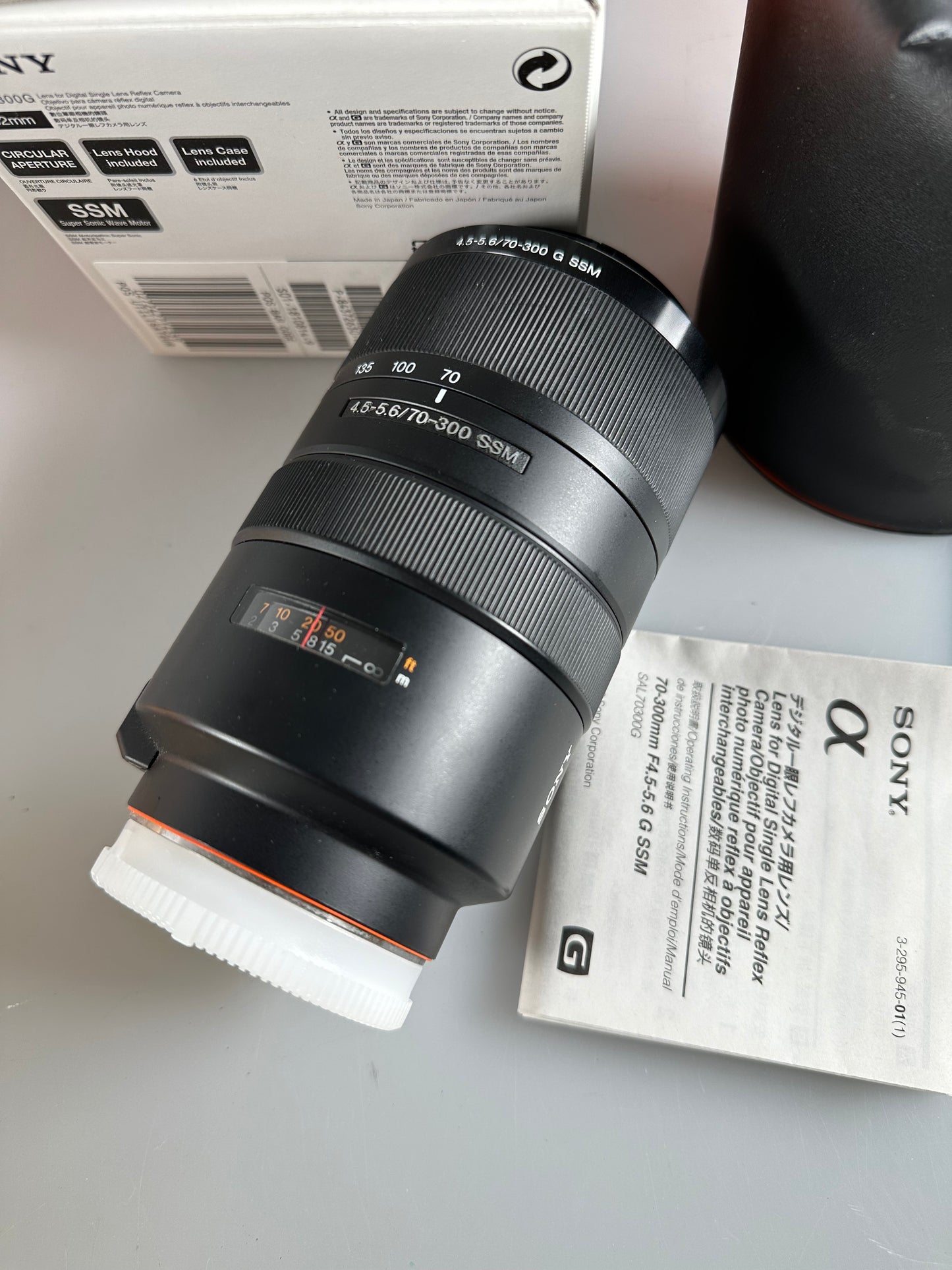 Sony A 70-300mm F4.5-5.6 G SSM Alpha Mount Autofocus Telephoto