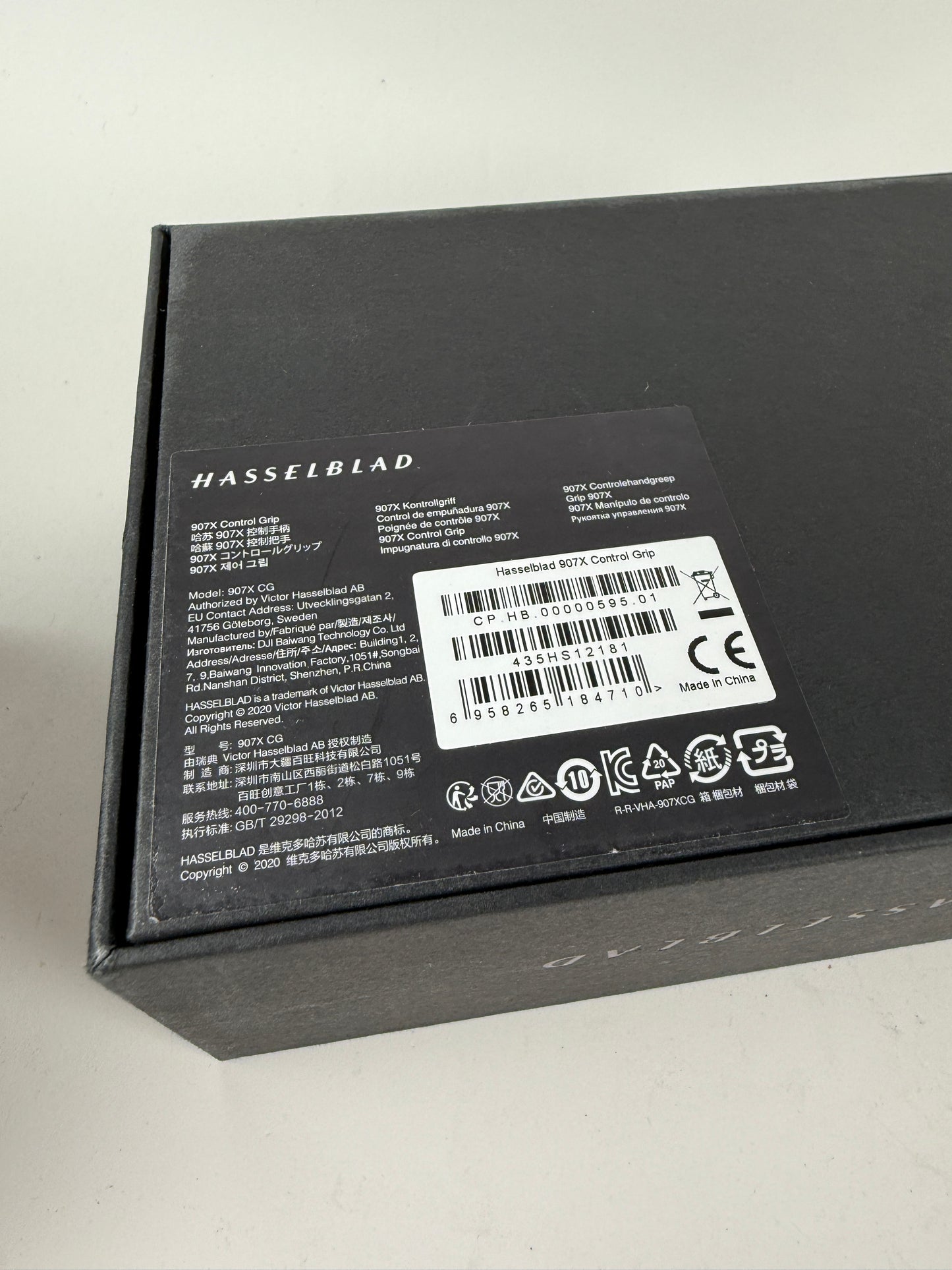 Hasselblad 907X CG Control Grip For X1D X1D II
