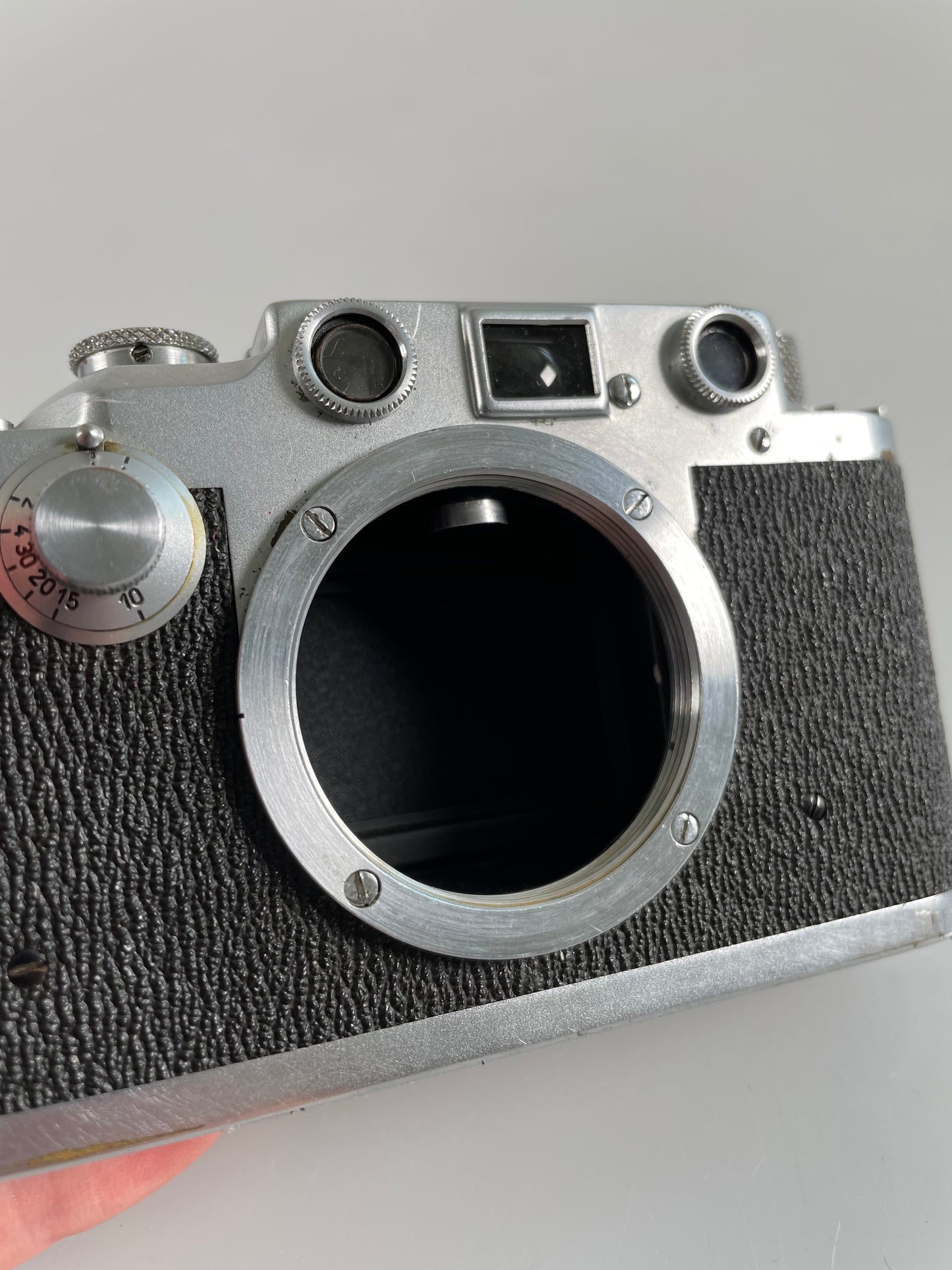 Leica IIIc rangefinder 35mm camera body LATE 505xxx shark skin