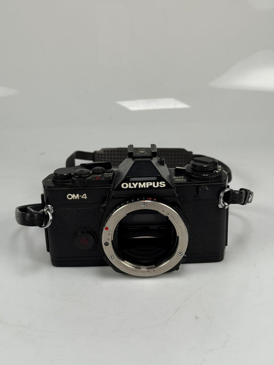 Olympus OM-4 Black 35mm SLR Film Camera