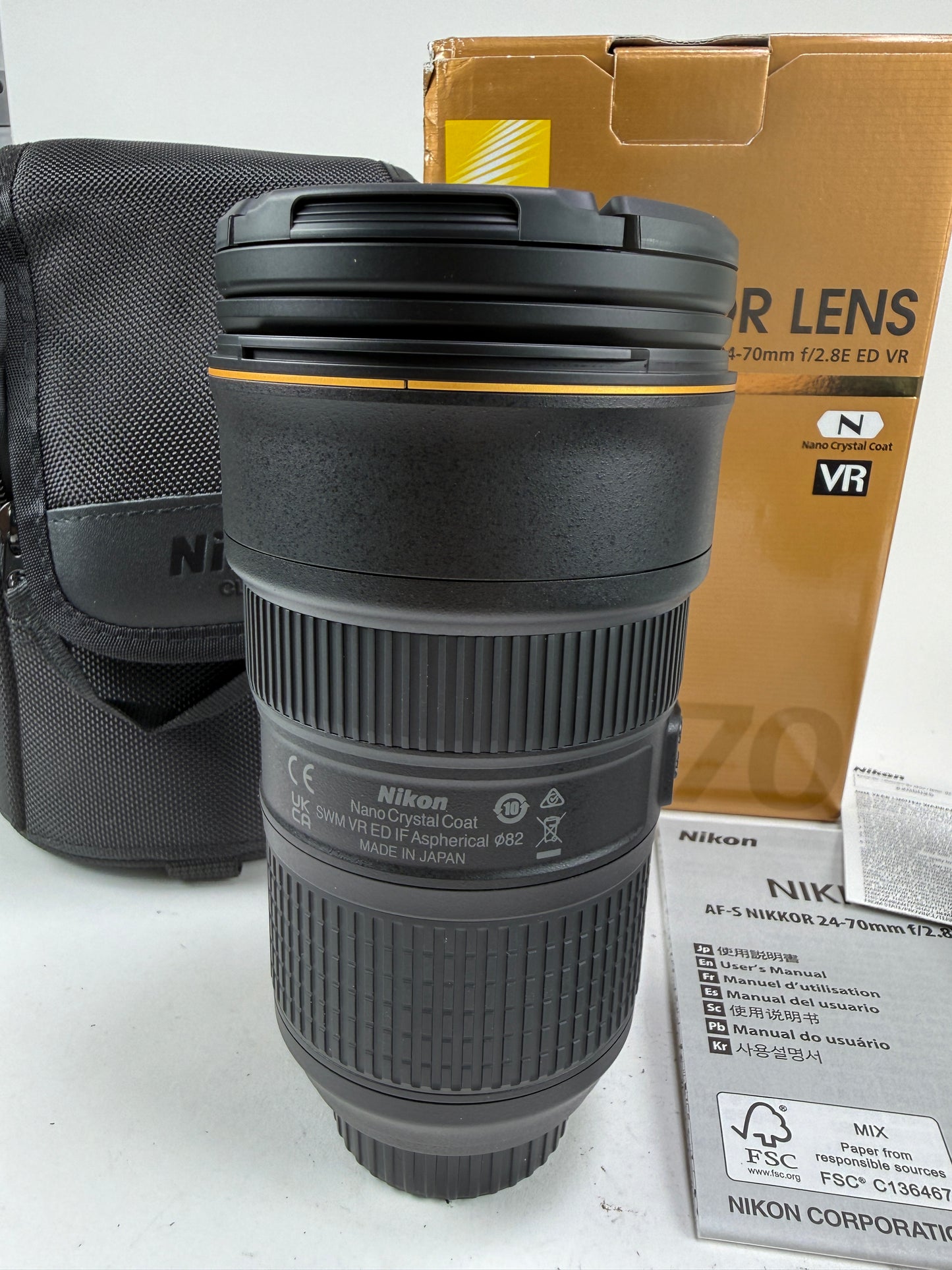 NIKON AF-S NIKKOR 24-70mm f2.8E ED VR Zoom Lens