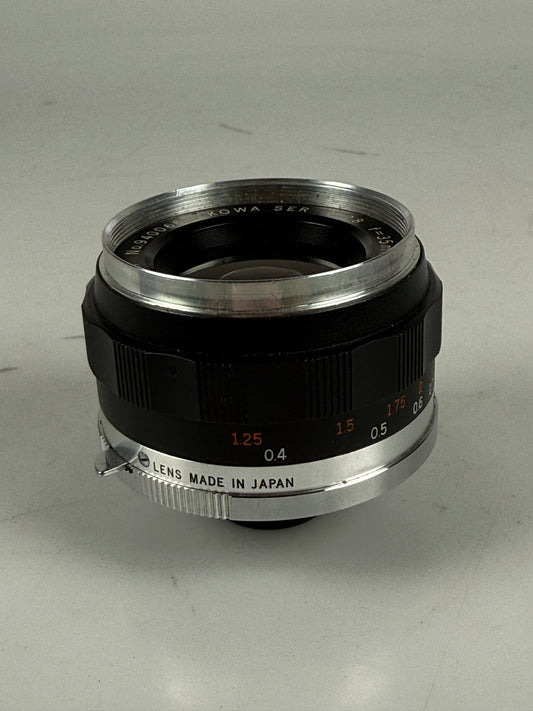 Kowa R 35mm f2.8 SER / SET-R Mount Manual Focus Wide Angle Lens RARE