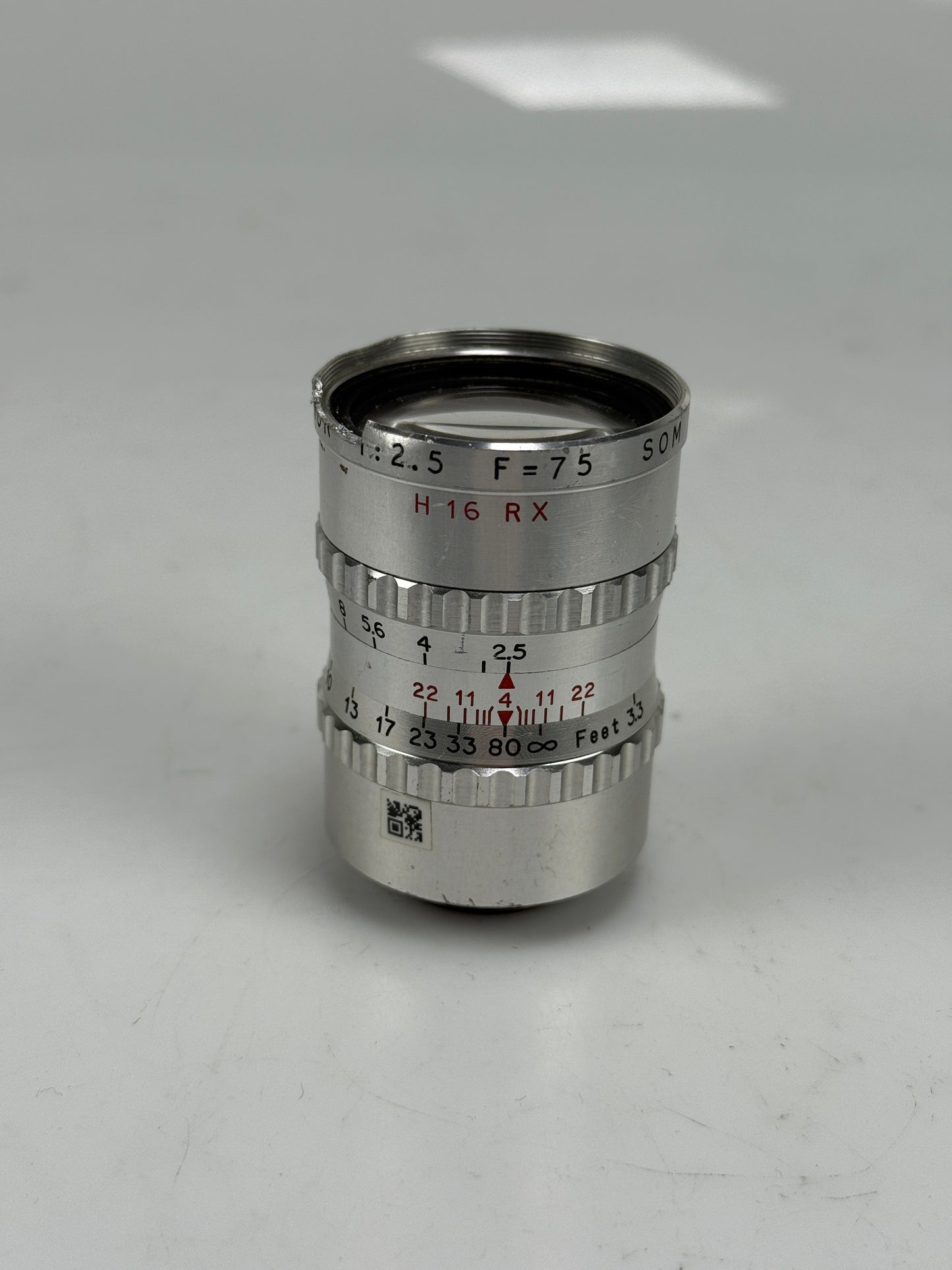 Som Berthiot 75mm f2.5 Tele-Cinor C mount lens