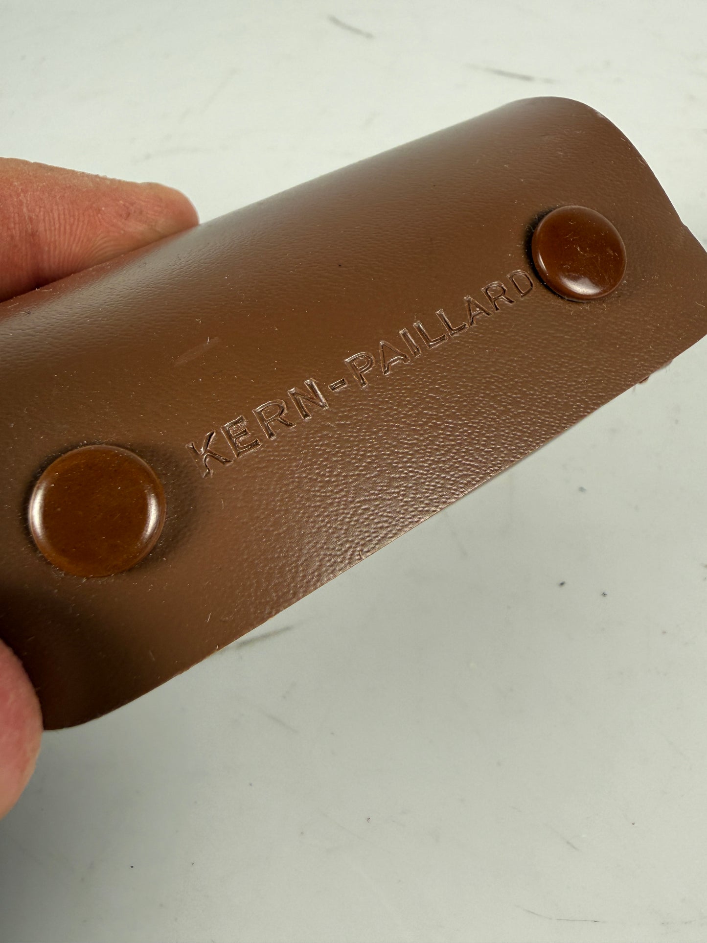 Original Kern Paillard Bolex Leather LENS CASE for Switar Lens