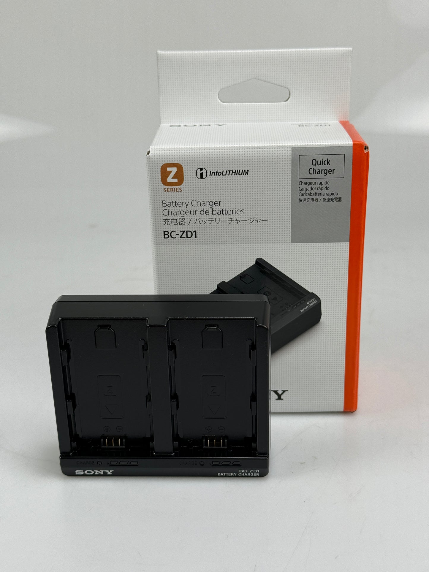 Sony - BC-ZD1 Dual Battery Charger for NP-FZ100 - Black