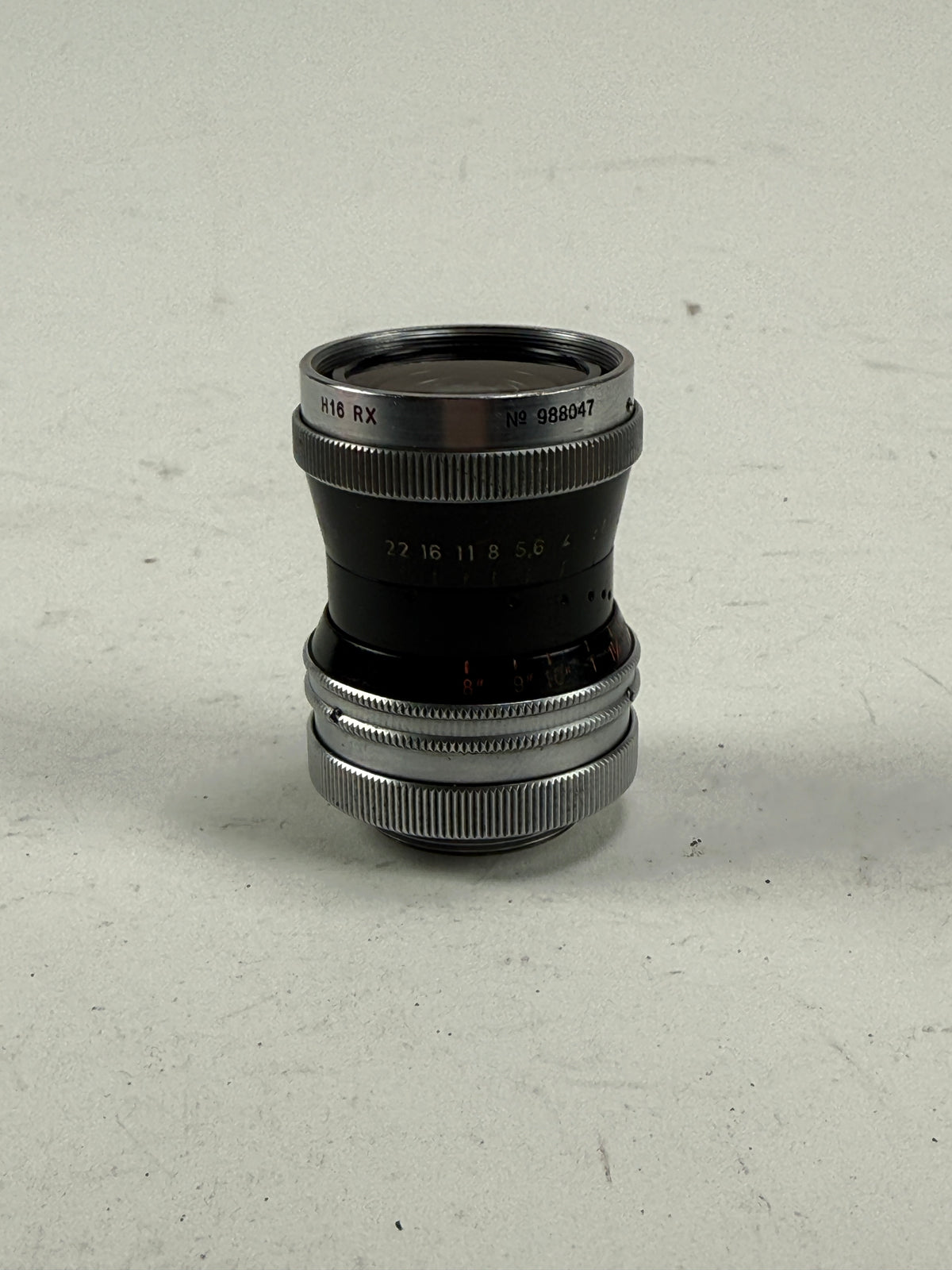 Kern-Paillard Switar 10mm f1.6 H16 RX C mount Cine Lens