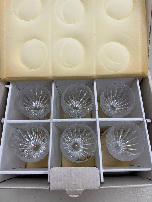 Baccarat Massena Verre No 2 Red Wine Glass 6 7/8 in set of 6 NOS IFEC 1973