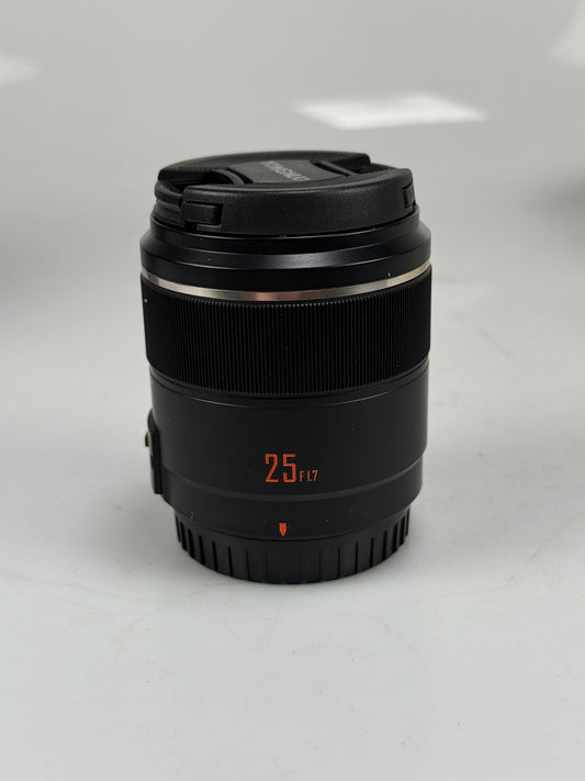 Yongnuo 25mm f1.7 STM Prime Wide Angle Digital Camera Lens M4/3 Mount