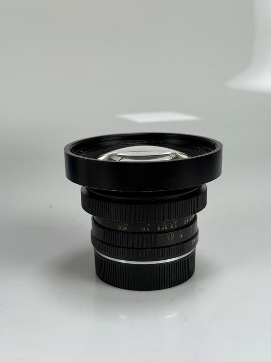 LEICA LEITZ 19MM ELMARIT-R 11225 F2.8 3 CAM 1ST VERSION LENS