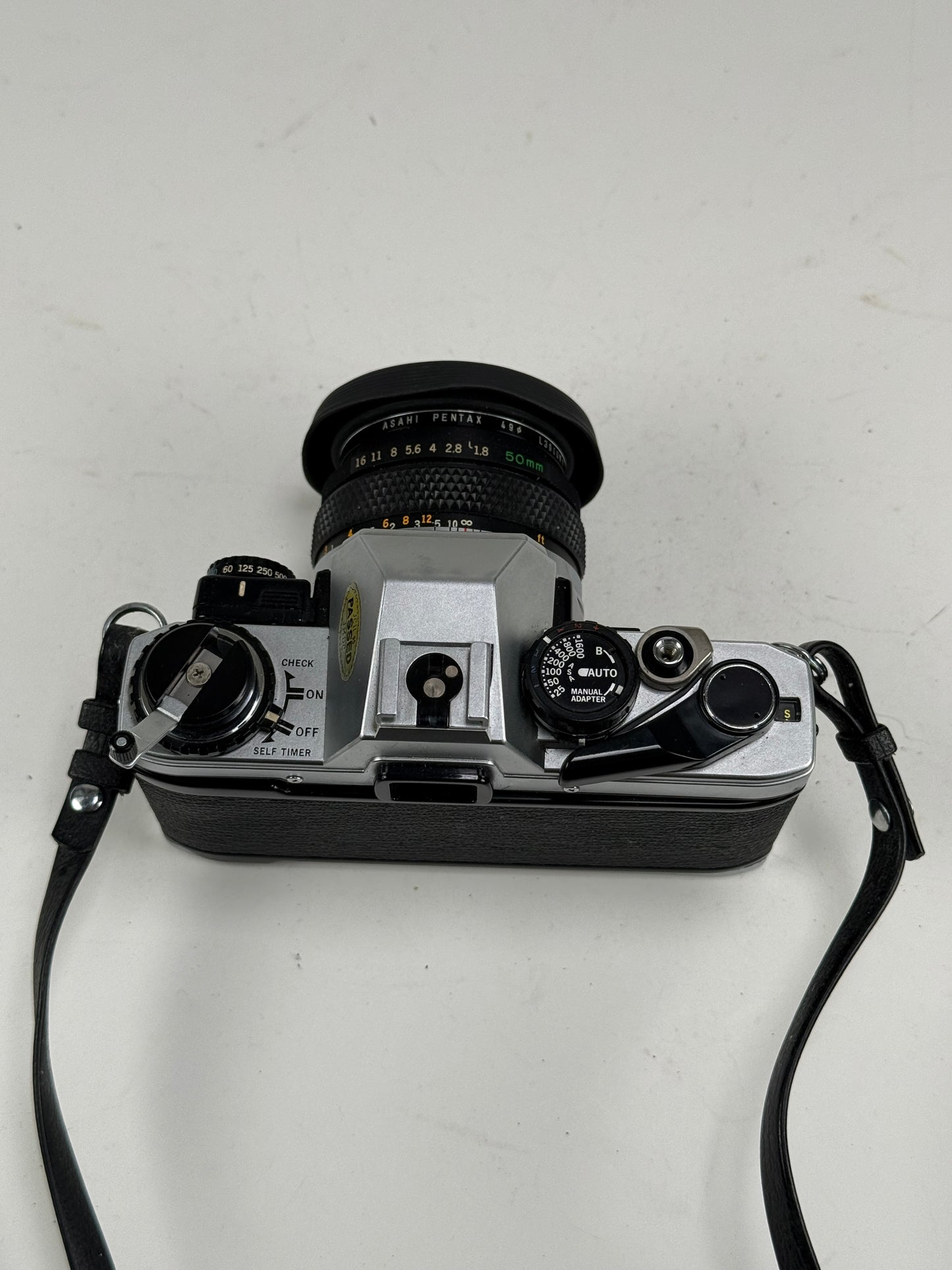 Olympus OM-10 35mm SLR Film Camera with 50mm f1.8 lens kit w/ manual adapter
