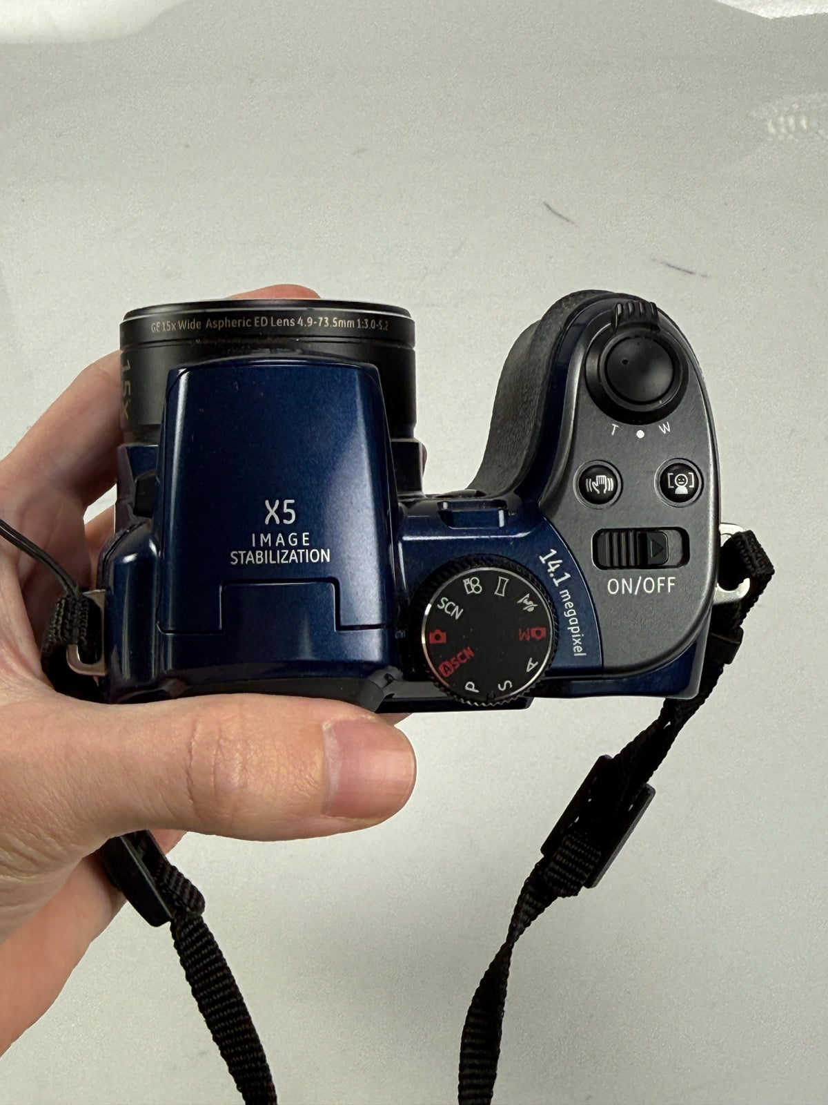 GE Power Pro Series X5 Digital Camera  14.1MP blue