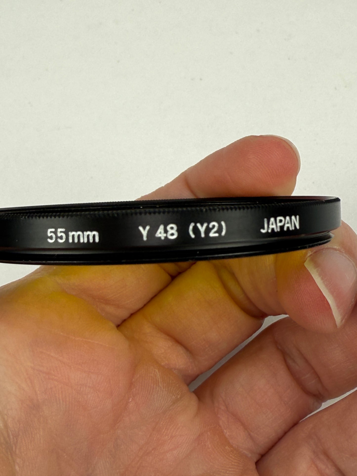 OLYMPUS Yellow Y48 (Y2) 55MM SCREW IN CLEAN METAL FILTER