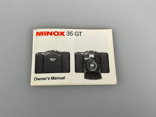 Minox 35GT Camera Instruction Book, More Owners Manuals & User Guides Listed