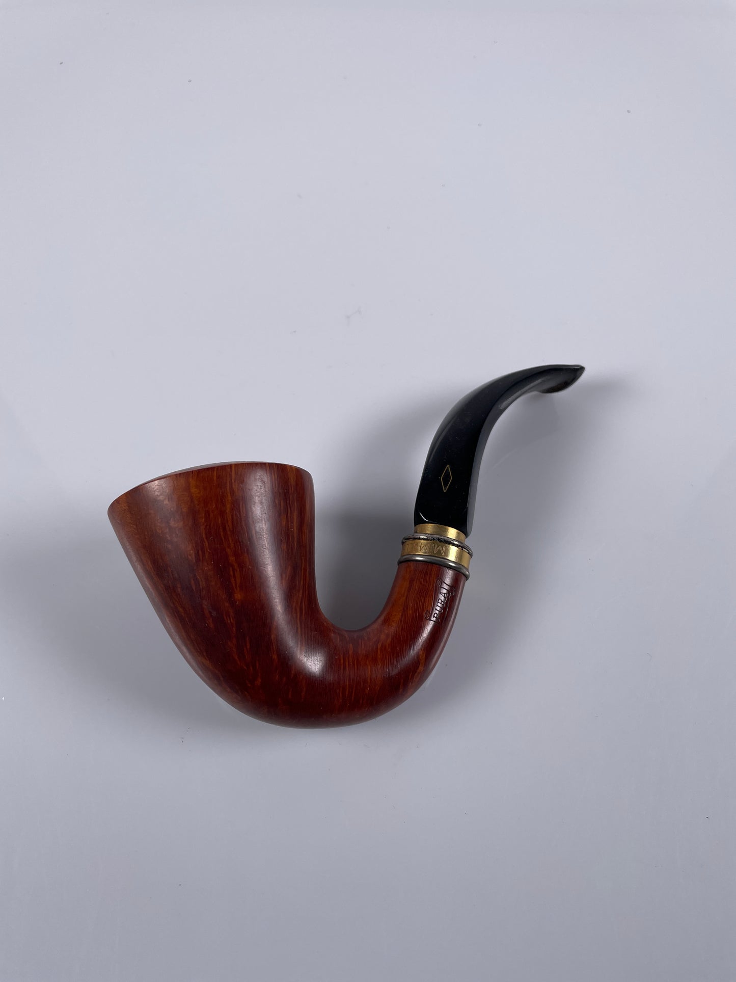 Brebbia Pipe Millenium pura smooth Calabash 2027 Italy Gold band