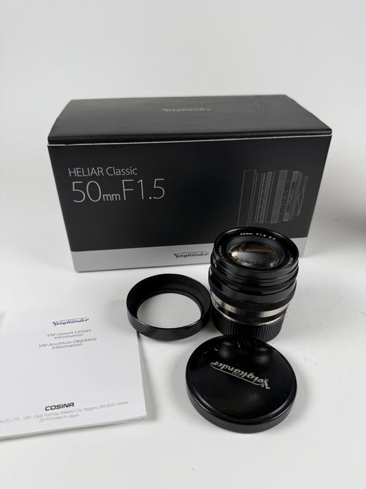 Voigtlander HELIAR Classic 50mm F1.5 VM (for Leica M mount)