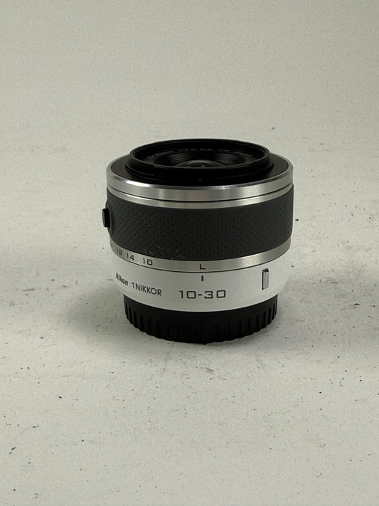 Nikon 1 Nikkor 10-30mm f3.5-5.6 VR IF ASPH Lens white