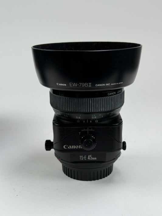 Canon TS-E 45mm f2.8 MF Tilt Shift Lens For EF Mount