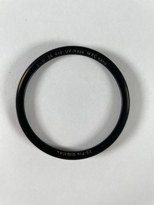 B+W 58mm 010 UV 1x Haze Lens Filter UV Nano