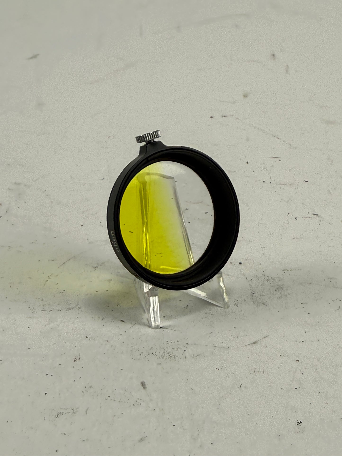 Leitz Leica Black A36 Yellow GB Veri Contrast Camera Lens Filter - Summitar push on 36mm