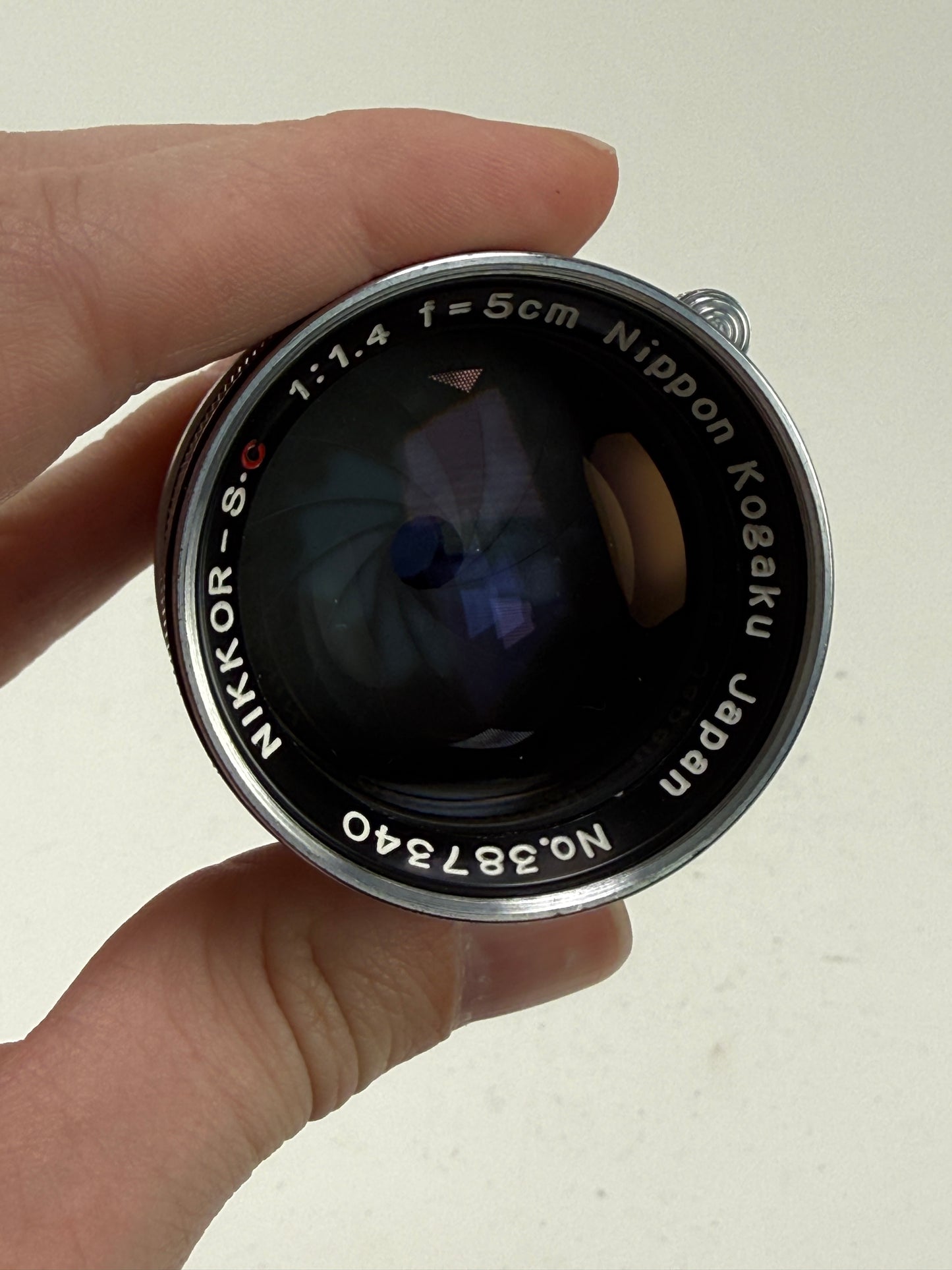 Nikon EP Black Rim NIKKOR SC S.C 5cm 50mm f1.4 Nippon Kogaku Japan Ltm