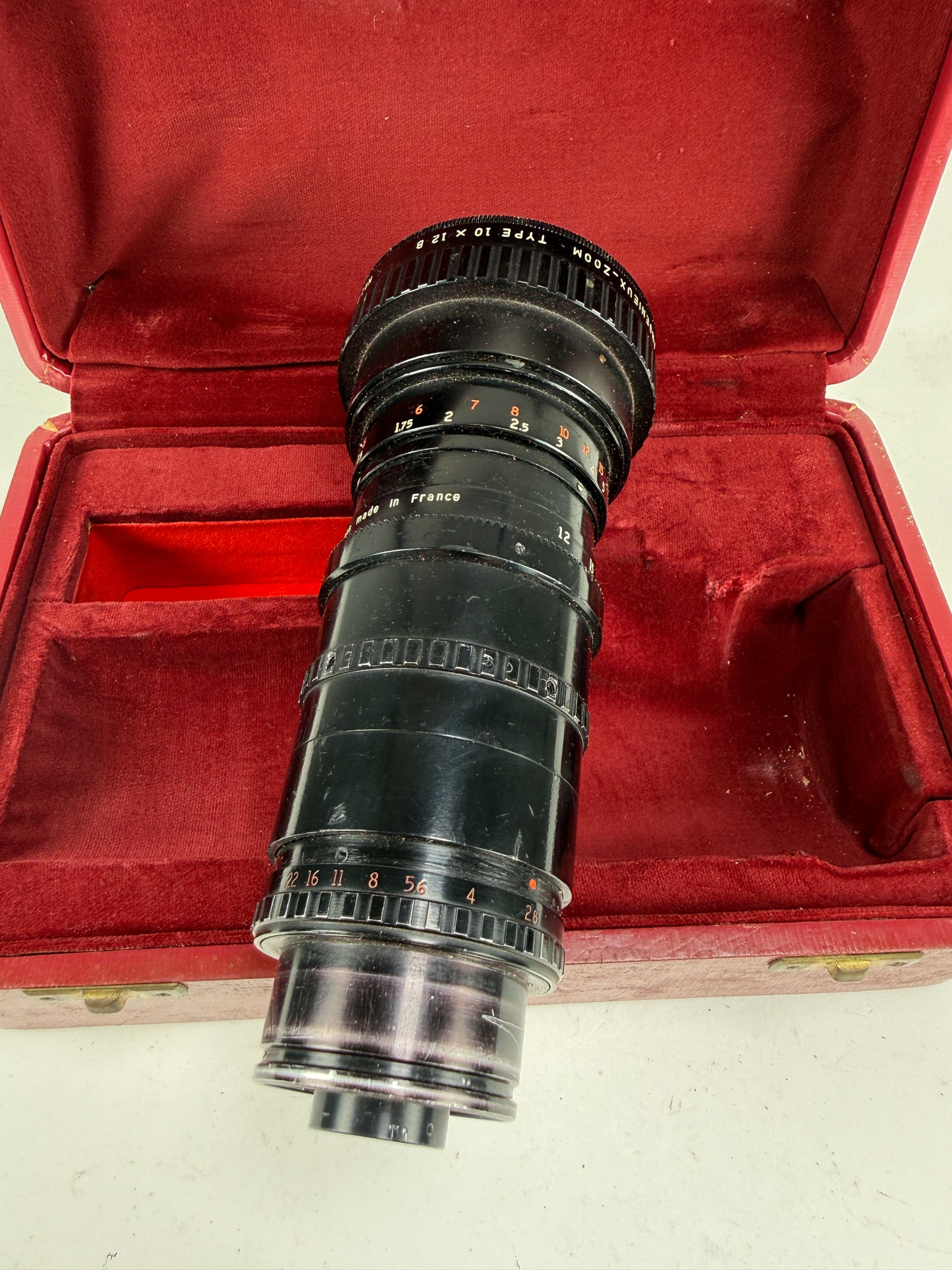 ANGENIEUX 12-120mm F2.2 16mm Arri arriflex standard Zoom Lens Type 10x12B