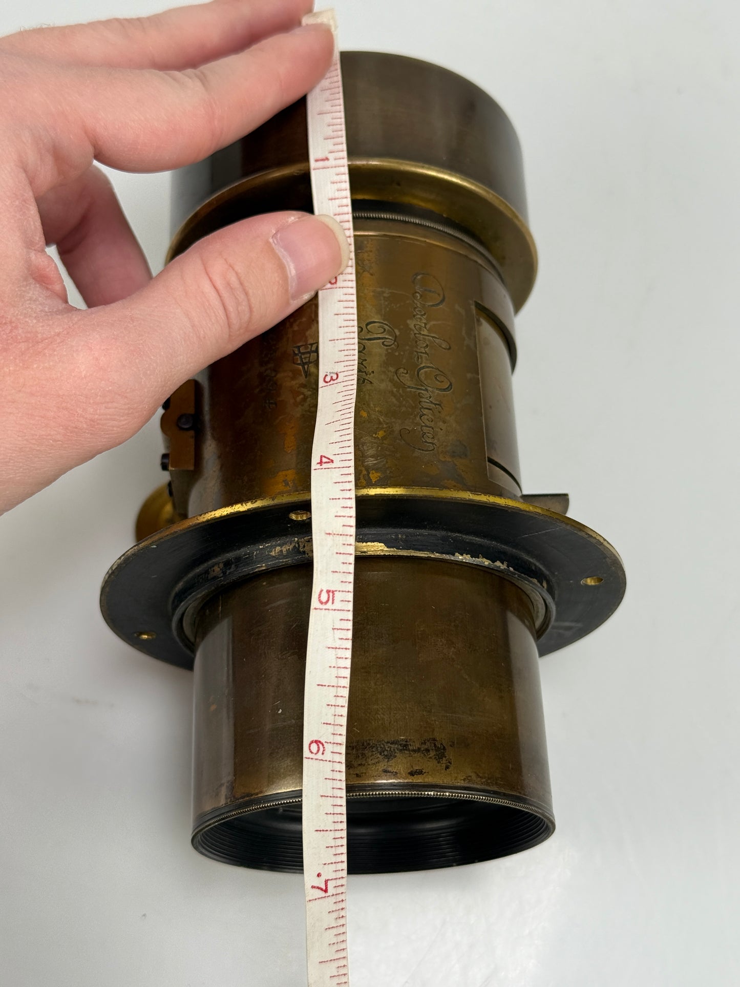 Darlot Jamin Paris Rack & Pinion Brass Lens Petzval