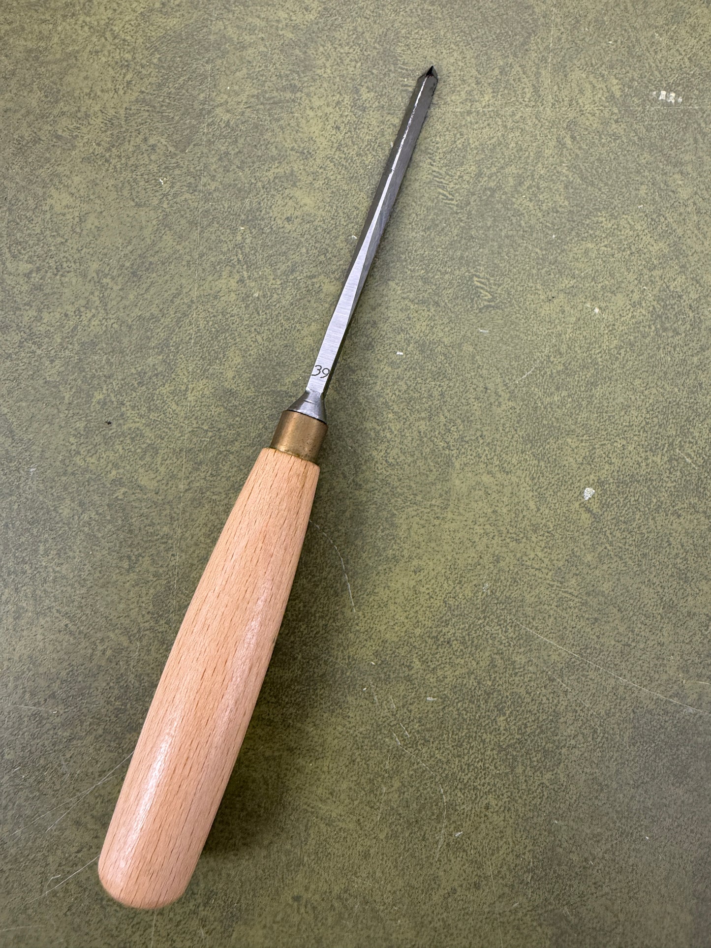 Vintage Ashley Iles Carving Gouge No 39 Straight V Chisels