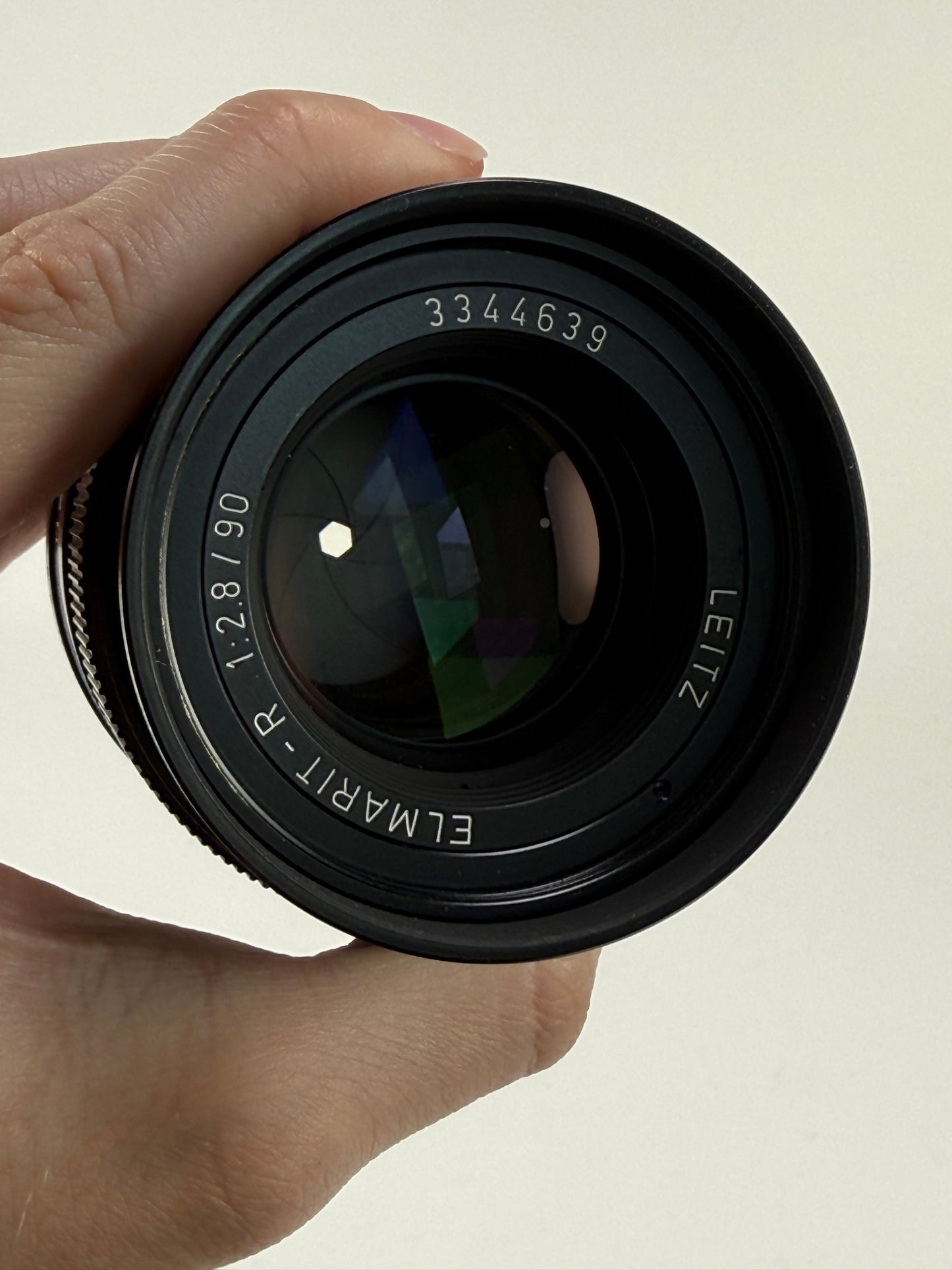 LEICA LEITZ 90mm ELMARIT-R F2.8 LENS 3 cam E55