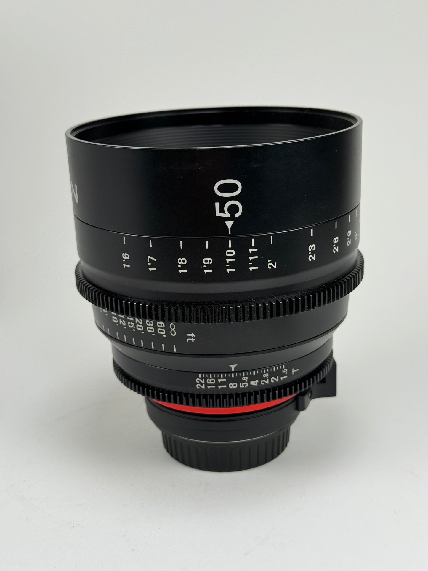 Rokinon Xeen 50mm T1.5 for Canon EF mount lens