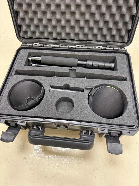 Set of 2 Panono 360° 108MP Cameras with tripod, Case, and pole MVP15