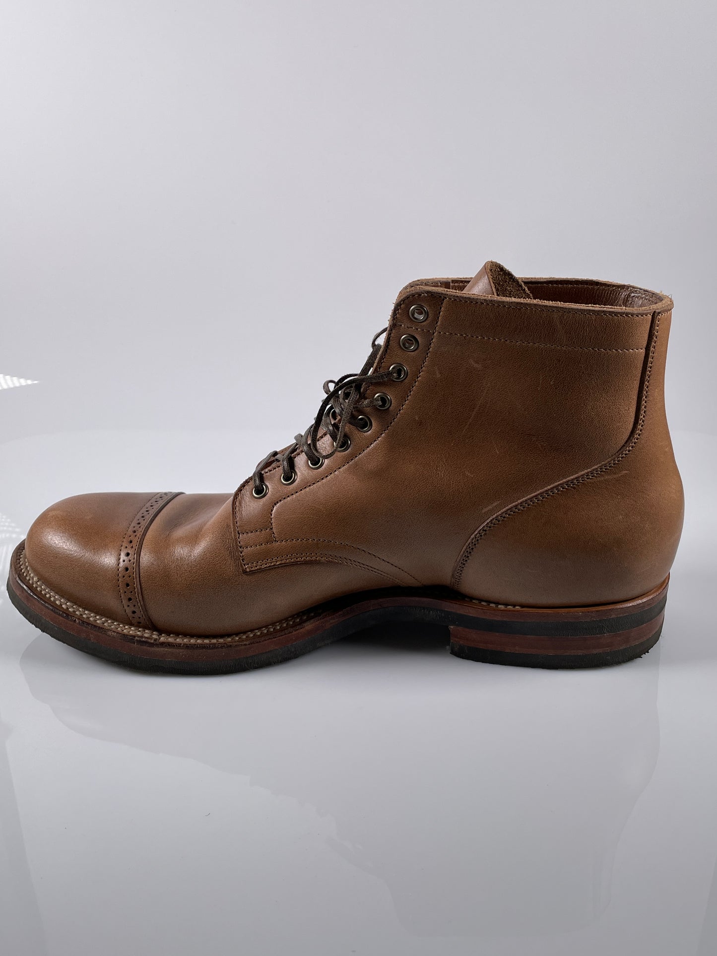 Viberg Service Boot 2030 - Tan Brown Size US 10