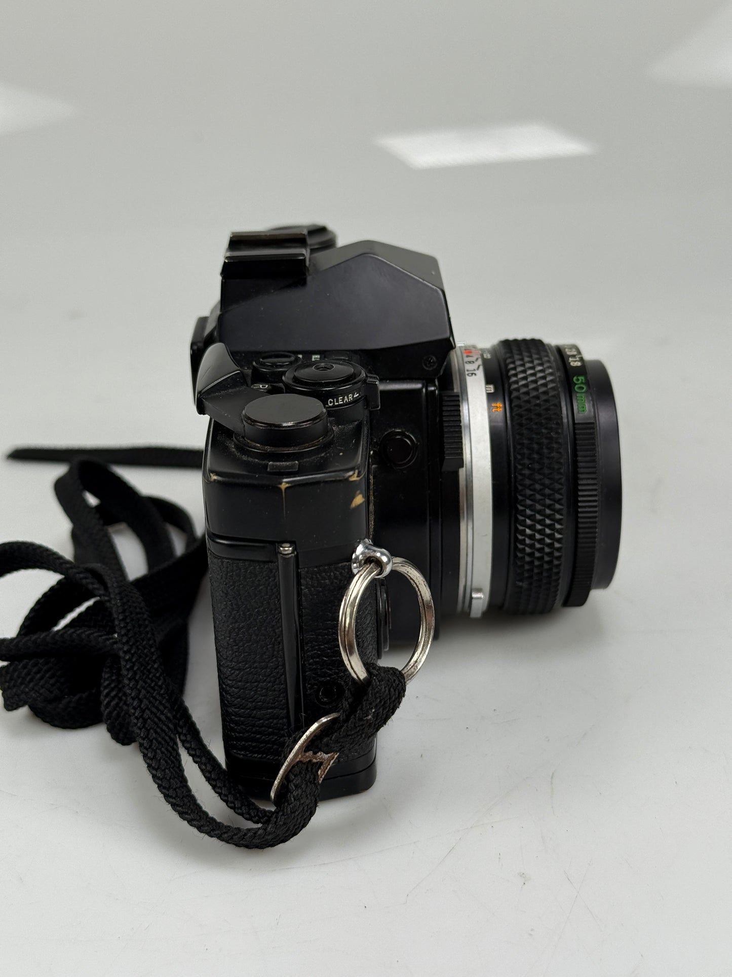 Olympus OM-4 black 35mm SLR Camera Kit with 50mm f1.8 Lens