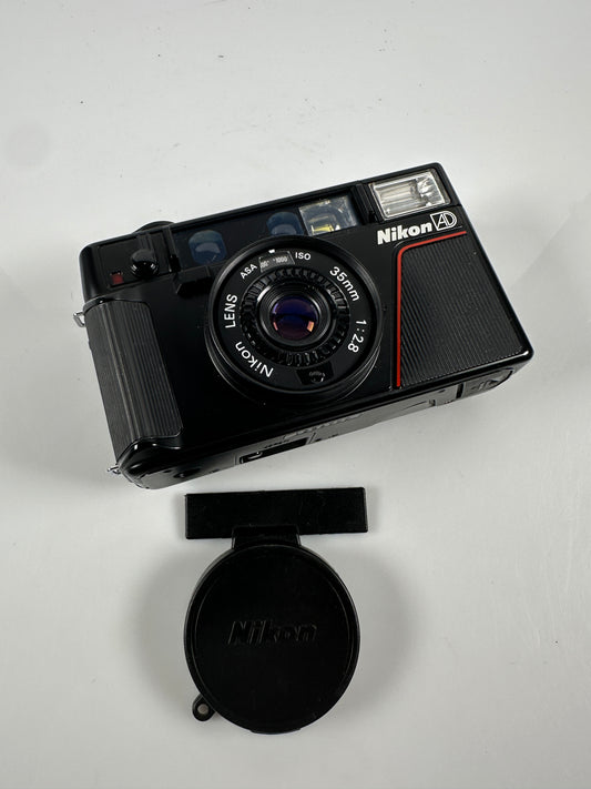 Nikon L35AD AF point & shoot ISO 1000 Film Camera