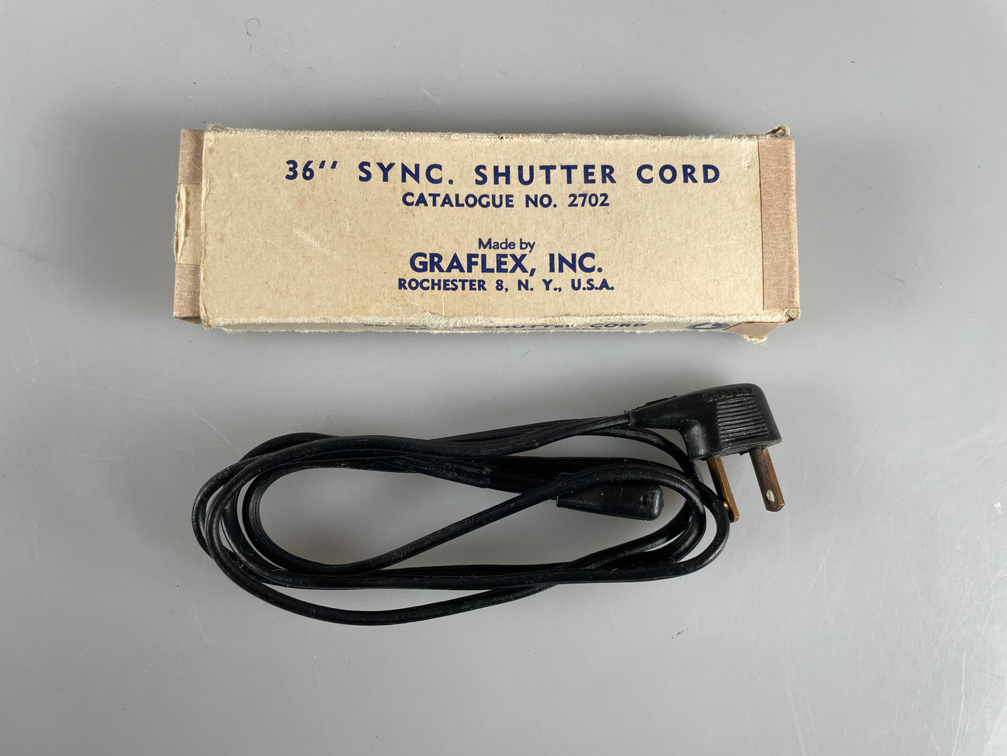 Graflex Sync Shutter Cable Cord 36 inch flash