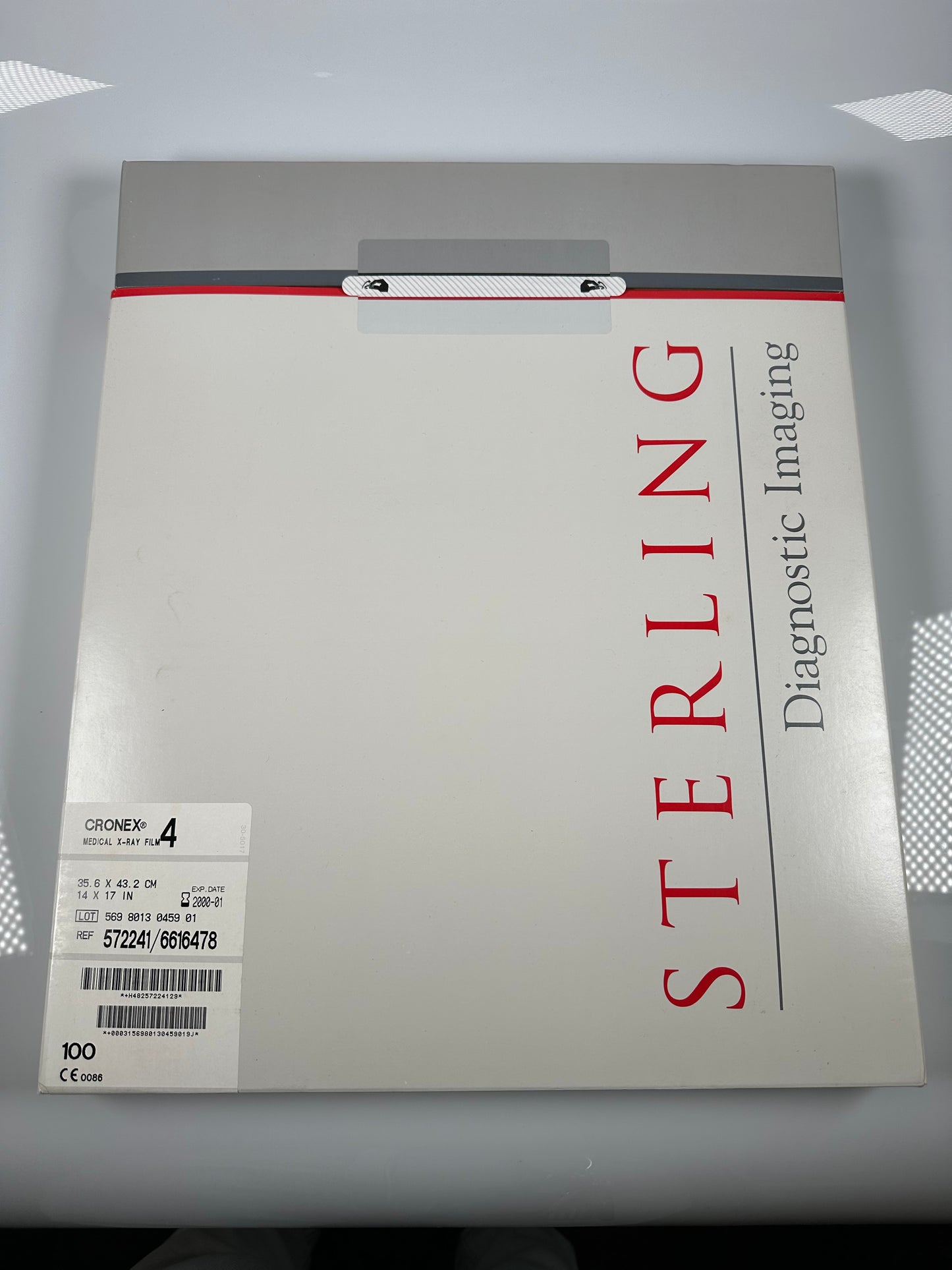 Sterling diagnostic imaging 14x17 Cronex medical x-ray film 4