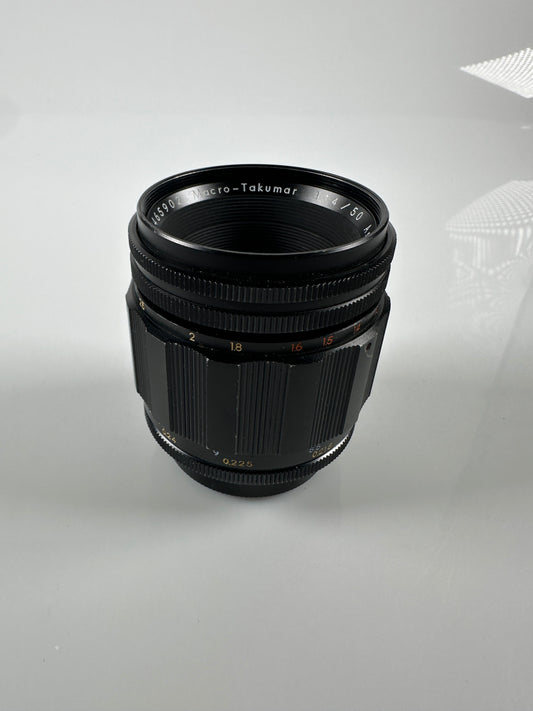 Pentax Asahi Macro-Takumar 50mm f4 M42 Lens, Preset Aperture