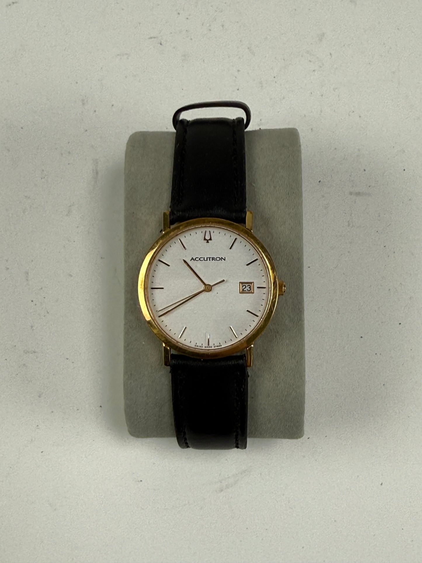 Vintage BULOVA Accutron A3 sapphire crystal watch gold tone